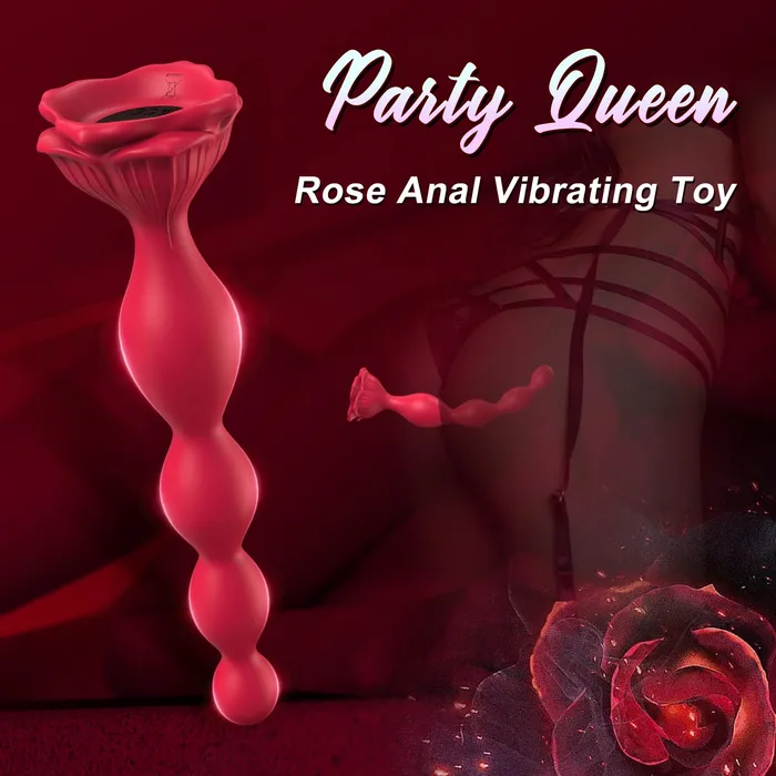 Amovibe Male Sex Toys Anal Beads with Vibration
