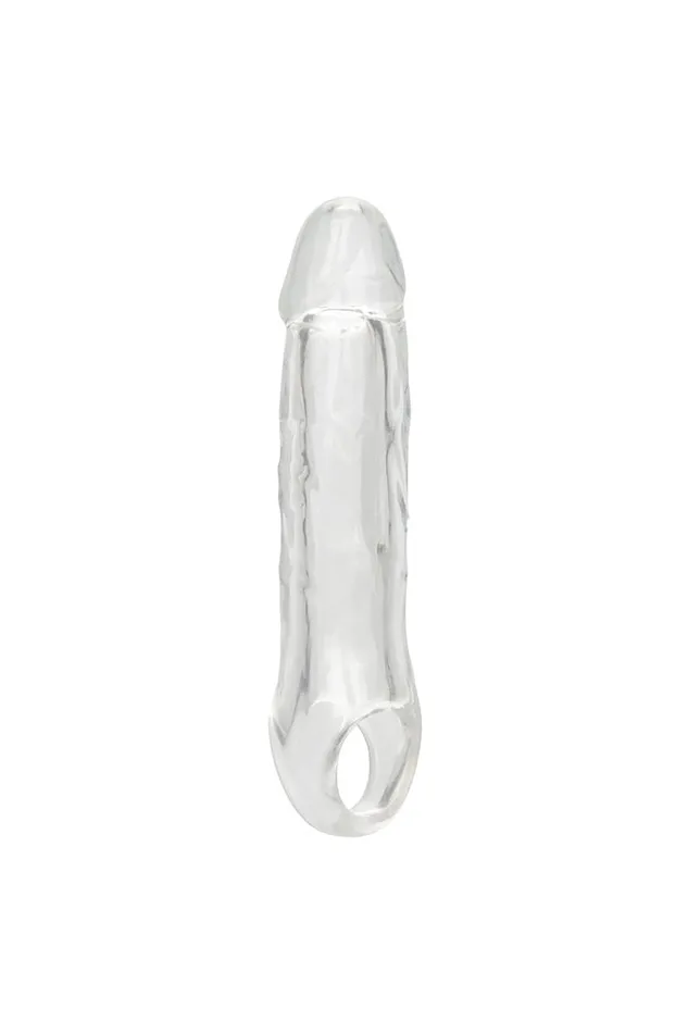 Cal Exotics Male Sex Toys Cal Exotics Performance Maxx 65 Extension with Scrotum Strap Clear Cal Exotics Male Sex Toys Cal Exotics Performance Maxx 65 Extension with Scrotum Strap Clear