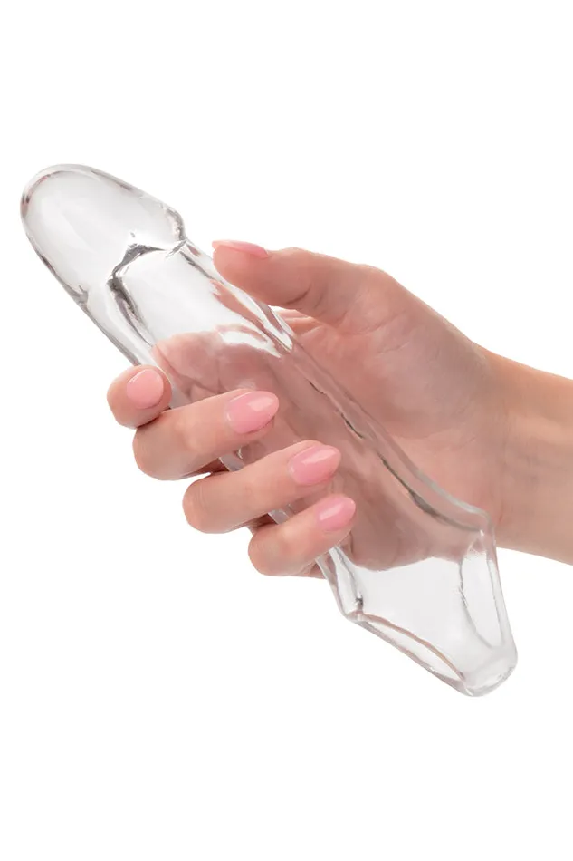 Cal Exotics Male Sex Toys Cal Exotics Performance Maxx 65 Extension with Scrotum Strap Clear