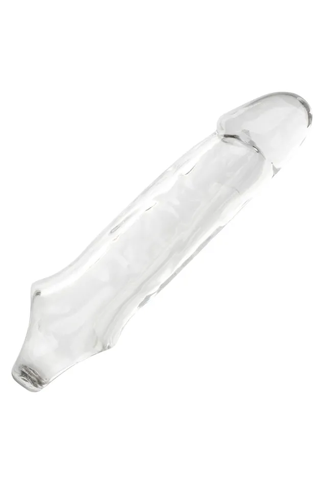 Cal Exotics Male Sex Toys Cal Exotics Performance Maxx 65 Extension with Scrotum Strap Clear