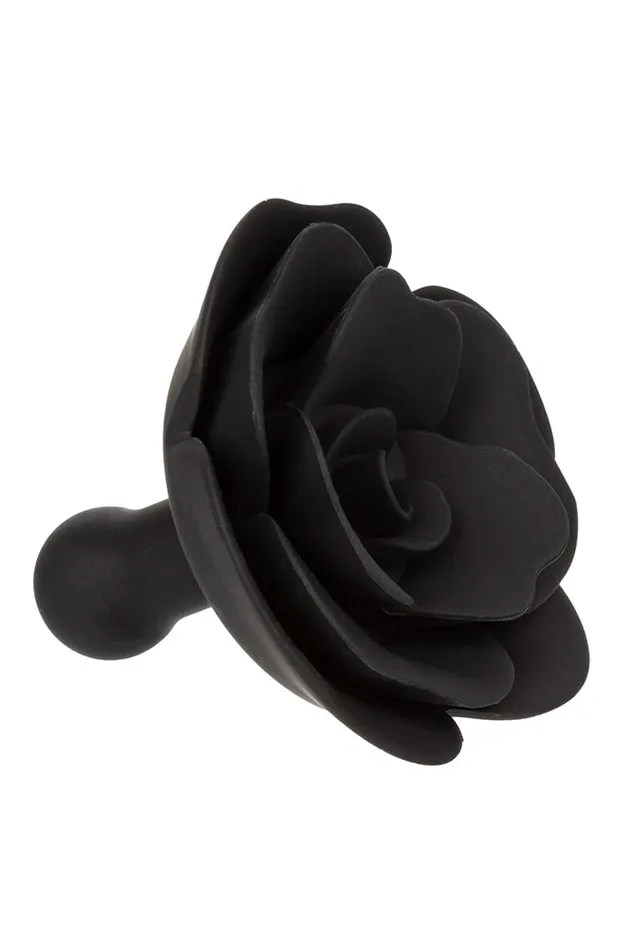 Cal Exotics Vibrators Cal Exotics Forbidden Removable Rose Gag Black