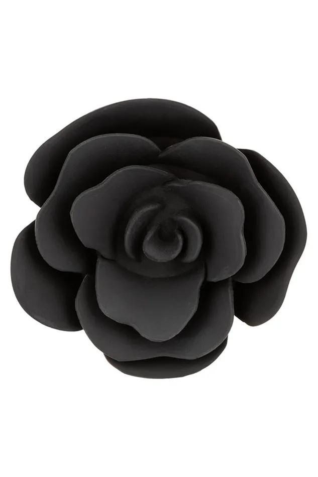 Cal Exotics Vibrators Cal Exotics Forbidden Removable Rose Gag Black
