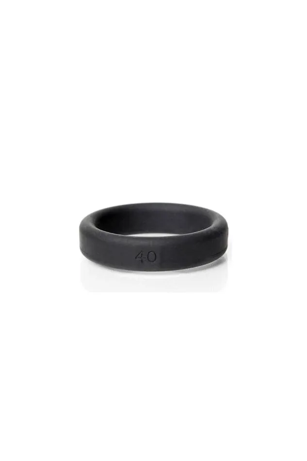 Channel 1 Releasing Male Sex Toys Channel 1 Releasing Boneyard 5Piece Silicone Cock Ring Set Black
