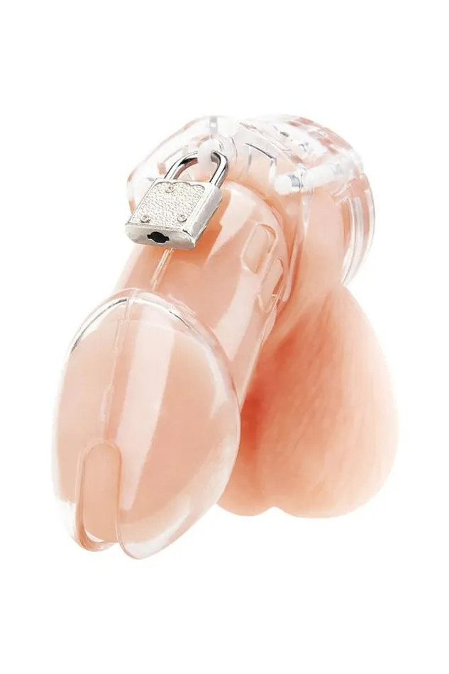 Electric Eel Male Sex Toys Electric Eel Blue Line Acrylic Chastity Cage Clear Electric Eel Male Sex Toys Electric Eel Blue Line Acrylic Chastity Cage Clear