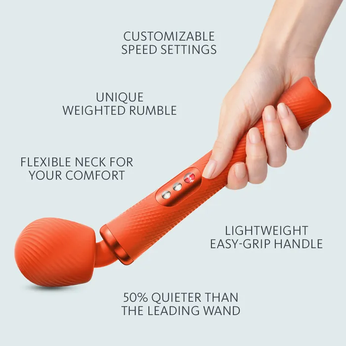 Fun Factory Fun Factory Vim Rechargeable Massage Wand Blue Vibrators