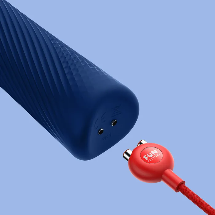 Fun Factory Fun Factory Vim Rechargeable Massage Wand Blue Vibrators