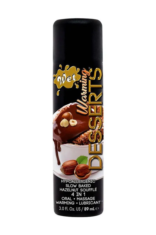Lubricants Wet Wet Warming Desserts Flavored Lubricant Hazelnut Souffle 3oz