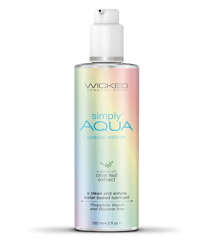 Lubricants Wicked Sensual Care Wicked Simply Aqua Special Edition Lubricant