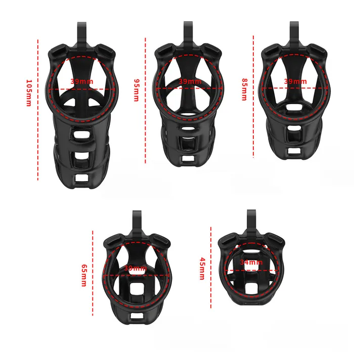 Male Sex Toys Cellmate CellMate Guardian Chastity Cage Size 3
