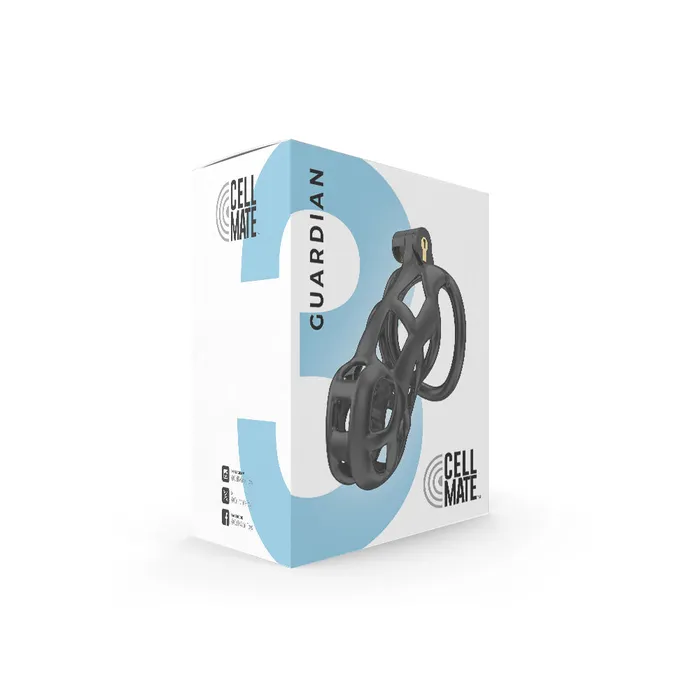 Male Sex Toys Cellmate CellMate Guardian Chastity Cage Size 3