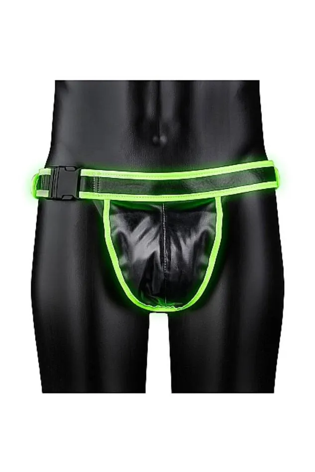 Ouch by Shots Toys Glow Buckle Jock Strap Style 2 Glow in the Dark Shots Toys Dildos Ouch by Shots Toys Glow Buckle Jock Strap Style 2 Glow in the Dark Shots Toys Dildos