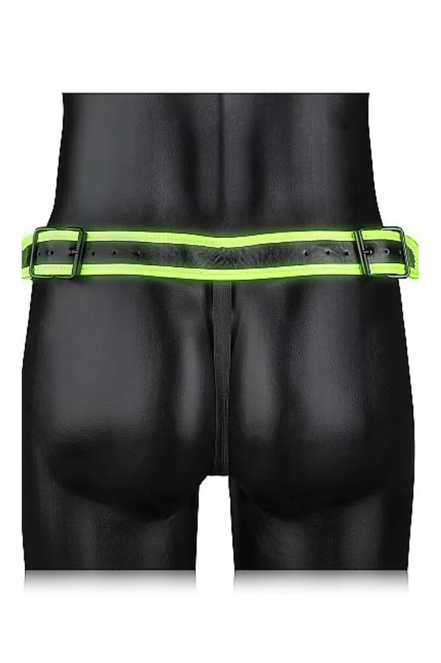 Ouch by Shots Toys Glow Buckle Jock Strap Style 2 Glow in the Dark Shots Toys Dildos