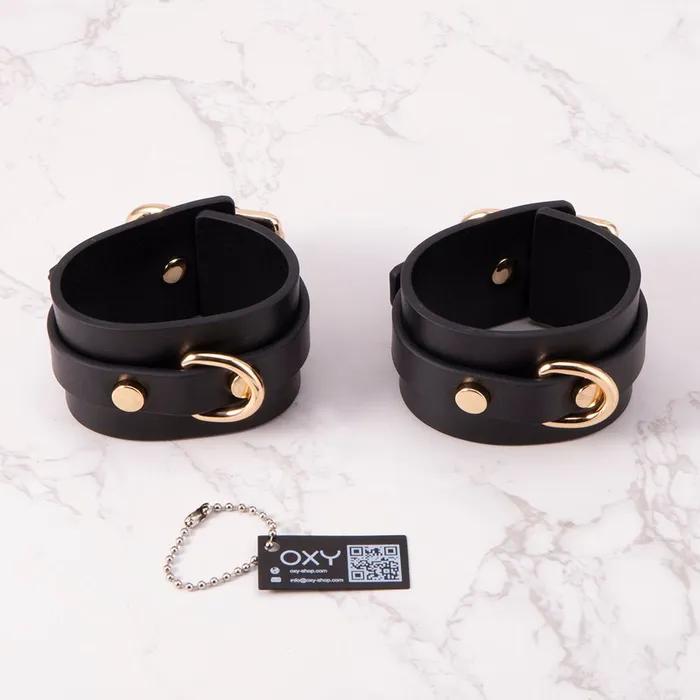 Oxyshop Restraints Submissive Bondage Full Set Quality PU Leather Restraints