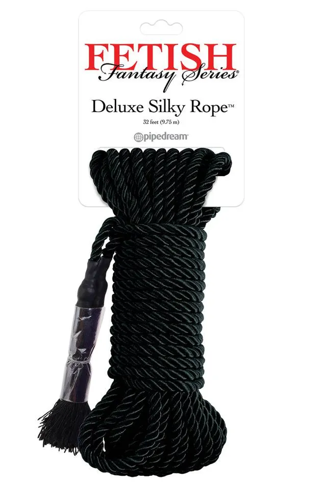 Pipedream Couples Pipedream Fetish Fantasy Deluxe Silky Rope Assorted Colors