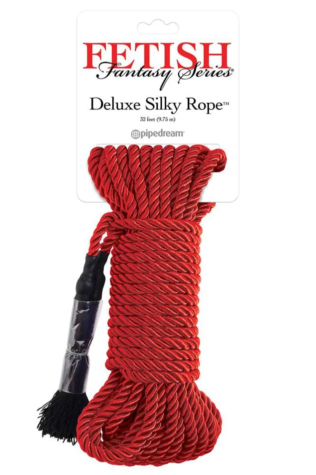 Pipedream Couples Pipedream Fetish Fantasy Deluxe Silky Rope Assorted Colors