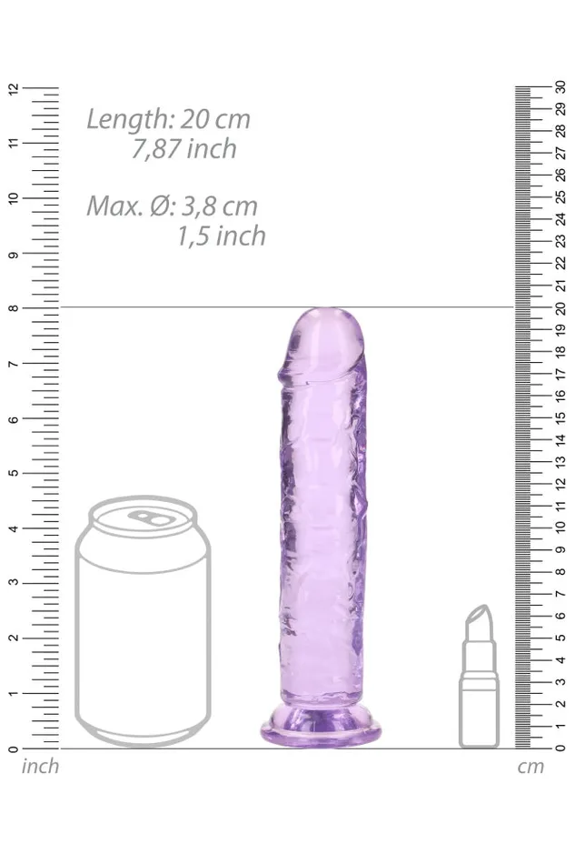 Shots Toys Female Sex Toys Shots Toys RealRock 7 Realistic Dildo with Suction Cup Purple