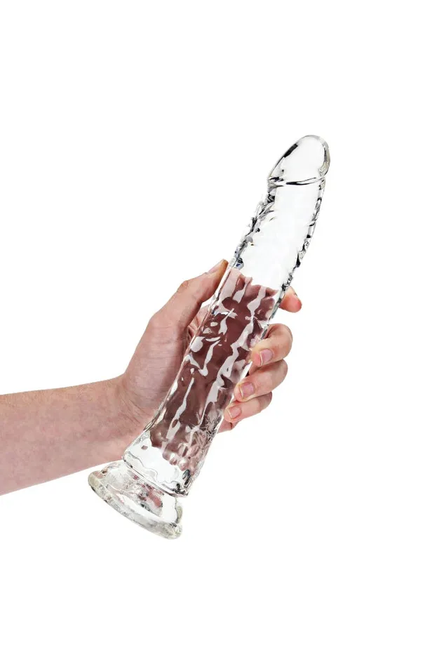 Shots Toys RealRock 10 Slim Realistic Dildo with Suction Cup Clear Shots Toys Female Sex Toys