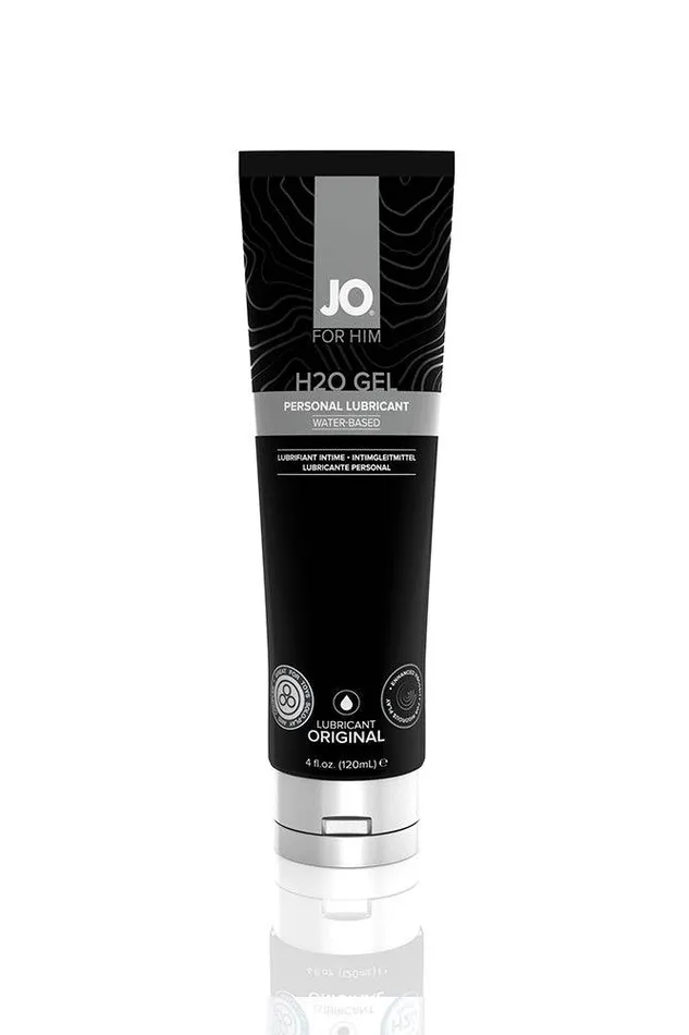 System JO Sexual Health Wellbeing System JO For Him H2O Gel Original Water Based Lubricant 4oz