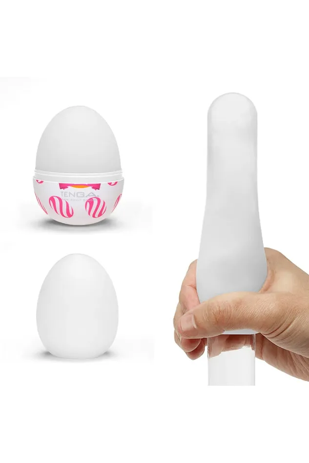 Tenga Male Sex Toys Tenga Egg Wonder Curl Egg Masturbator