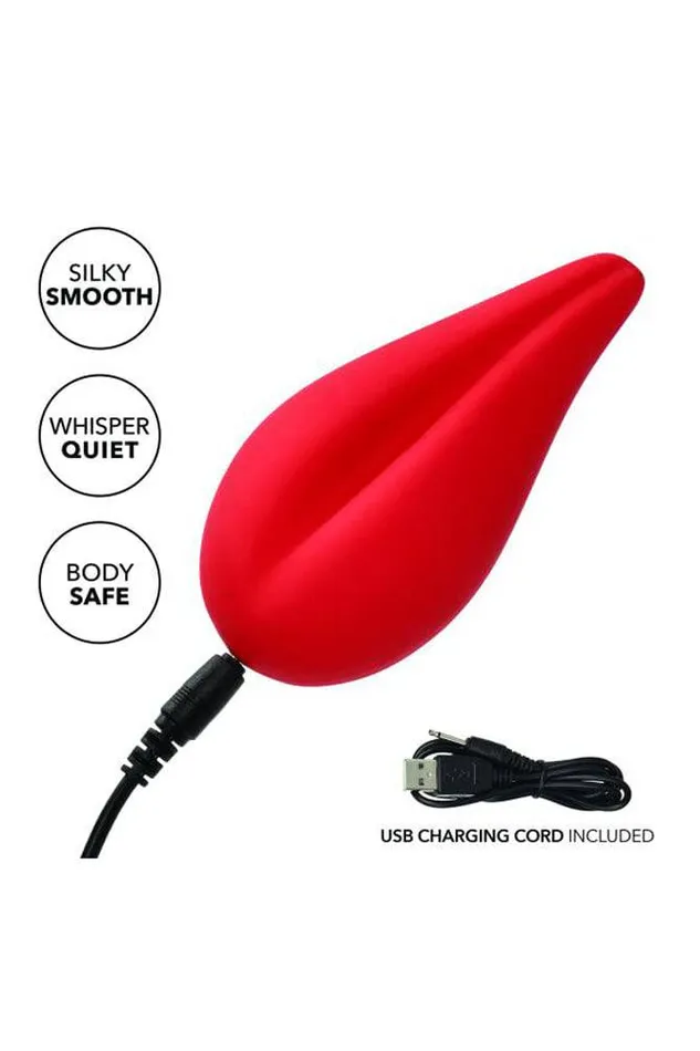 Vibrators Cal Exotics Cal Exotics Red Hot Flicker Vibrator Red