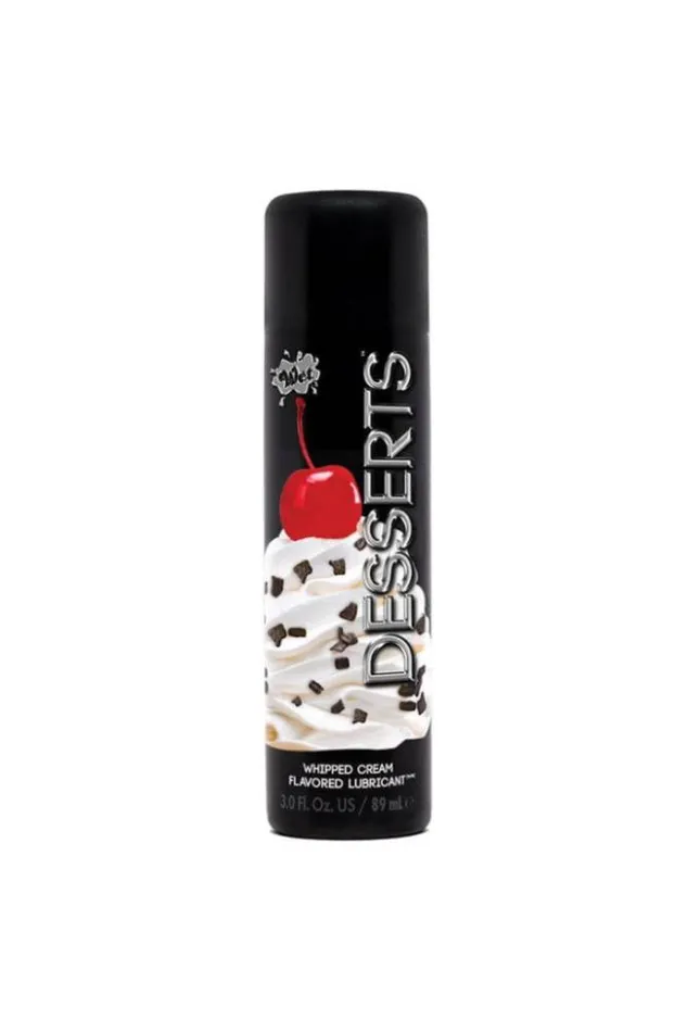 Wet Wet Desserts Flavored Lubricant Whipped Cream 3oz Lubricants
