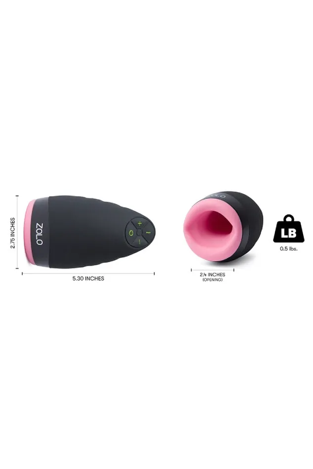 Zolo Male Sex Toys Zolo Warming Dome Rechargeable Vibrating Heating Male Stimulator